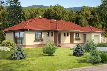  Projekt domu Bari DCB53 (WOB1013) - projekt domu parterowego - Zdjęcie 1