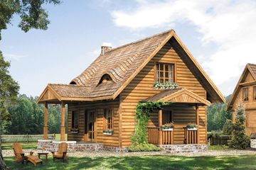  Projekt domu Ami bal (BSA1490) - projekt domu parterowego z poddaszem - Zdjęcie 1