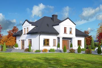  Projekt domu Szczepanowo (KRP1006) - projekt domu parterowego z poddaszem - Zdjęcie 1