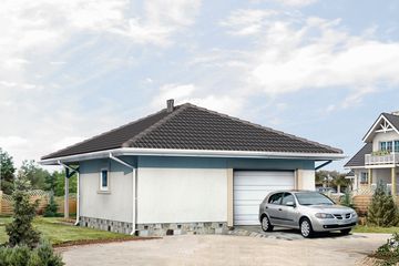  Projekt garażu G9 (BSA1511) - projekt garażu parterowego - Zdjęcie 1