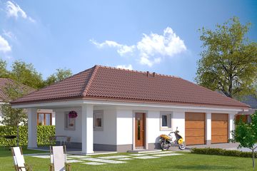  Projekt garażu G15 (BSA1512) - projekt garażu parterowego - Zdjęcie 1