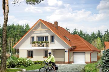  Projekt domu Caro (BSA1354) - projekt domu parterowego z poddaszem - Zdjęcie 1