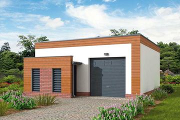  Projekt budynku gospodarczego G311 budynek gospodarczy (SLN2120) - projekt budynku parterowego - Zdjęcie 1