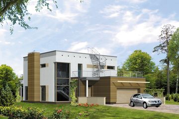  Projekt domu Diuna (BSA1359) - projekt domu z pełnym piętrem - Zdjęcie 1