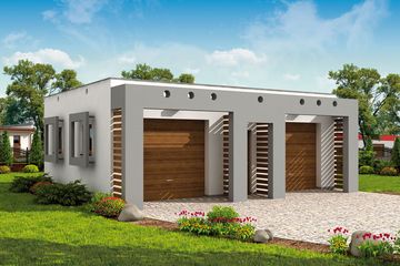  Projekt budynku gospodarczego G11a budynek gospodarczy (SLN2019) - projekt budynku parterowego - Zdjęcie 1