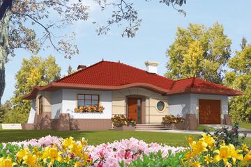  Projekt domu Kornelia G1 01 (WRC1990) - projekt domu parterowego - Zdjęcie 1