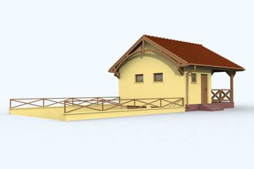  Projekt budynku gospodarczego G69 budynek gospodarczy (SLN1841) - projekt budynku parterowego - Zdjęcie 1