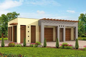  Projekt budynku gospodarczego G253 budynek gospodarczy (SLN2042) - projekt budynku parterowego - Zdjęcie 1