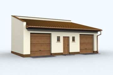  Projekt budynku gospodarczego G78 budynek gospodarczy (SLN1853) - projekt budynku parterowego - Zdjęcie 1