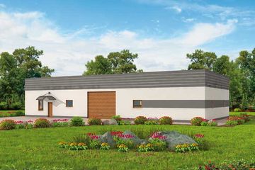  Projekt budynku gospodarczego G262 budynek gospodarczy (SLN2049) - projekt budynku parterowego - Zdjęcie 1