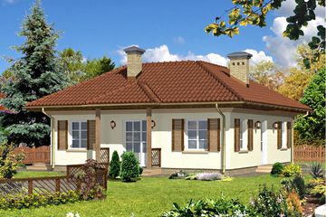  Projekt domu AR 139 (KRL1041) - projekt domu parterowego - Zdjęcie 1