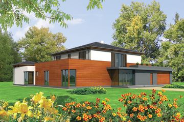  Projekt domu Henia G2 (WRC1670) - projekt domu z pełnym piętrem - Zdjęcie 1