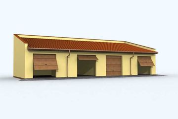  Projekt budynku gospodarczego G92 budynek gospodarczy (SLN1871) - projekt budynku parterowego - Zdjęcie 1