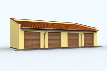 Projekt budynku gospodarczego G94 budynek gospodarczy (SLN1873) - projekt budynku parterowego - Zdjęcie 1