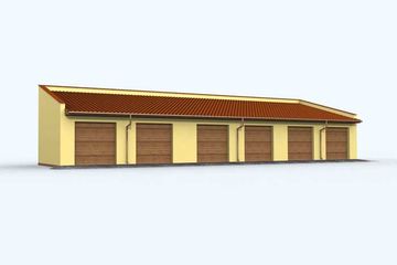  Projekt budynku gospodarczego G95 budynek gospodarczy (SLN1874) - projekt budynku parterowego - Zdjęcie 1