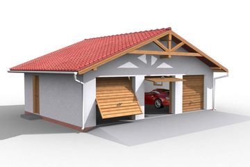  Projekt budynku gospodarczego G5 budynek gospodarczy (SLN1785) - projekt budynku parterowego - Zdjęcie 1