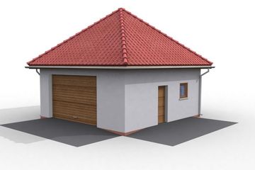  Projekt budynku gospodarczego G12 budynek gospodarczy (SLN1792) - projekt budynku parterowego - Zdjęcie 1