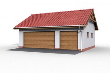  Projekt budynku gospodarczego G17 budynek gospodarczy (SLN1796) - projekt budynku parterowego - Zdjęcie 1