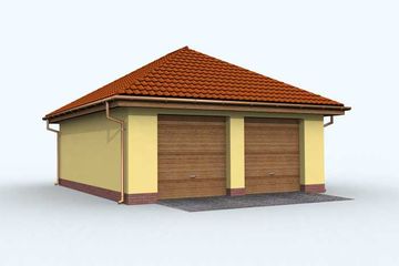  Projekt budynku gospodarczego G111 budynek gospodarczy (SLN1887) - projekt budynku parterowego - Zdjęcie 1