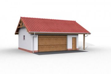  Projekt budynku gospodarczego G22 budynek gospodarczy (SLN1801) - projekt budynku parterowego - Zdjęcie 1