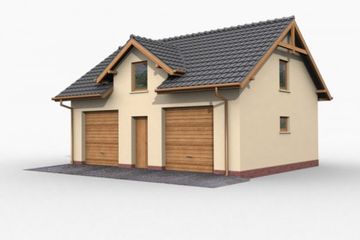  Projekt budynku gospodarczego G34 budynek gospodarczy (SLN1813) - projekt budynku parterowego - Zdjęcie 1