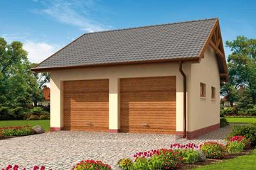  Projekt budynku gospodarczego G35 budynek gospodarczy (SLN1814) - projekt budynku parterowego - Zdjęcie 1