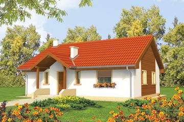  Projekt domu Joachim (WRC1553) - projekt domu parterowego - Zdjęcie 1