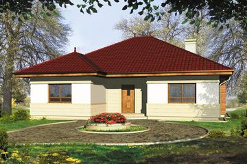  Projekt domu Mira (WRH1157) - projekt domu parterowego - Zdjęcie 1