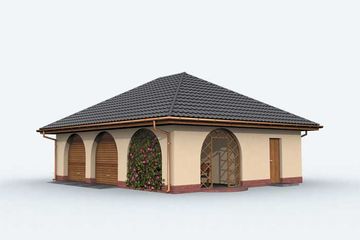  Projekt budynku gospodarczego G146 budynek gospodarczy (SLN1921) - projekt budynku parterowego - Zdjęcie 1