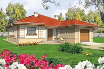  Projekt domu Kleo G1 (WRC1565) - projekt domu parterowego - Zdjęcie 1