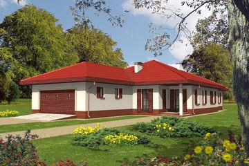  Projekt domu Koko G2 (WRC1568) - projekt domu parterowego - Zdjęcie 1