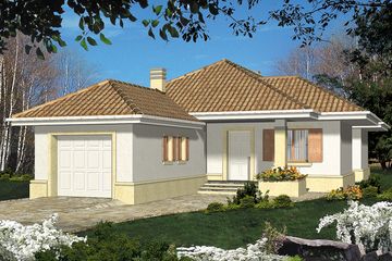  Projekt domu Ceti I (WRH1164) - projekt domu parterowego - Zdjęcie 1