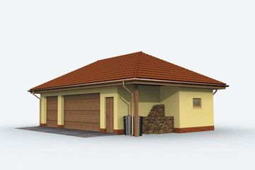  Projekt budynku gospodarczego G157 budynek gospodarczy (SLN1930) - projekt budynku parterowego - Zdjęcie 1