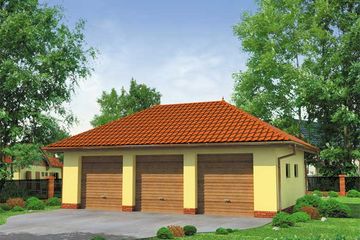  Projekt budynku gospodarczego G165 budynek gospodarczy (SLN1939) - projekt budynku parterowego - Zdjęcie 1