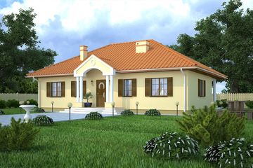  Projekt domu Anna (PRA1035) - projekt domu parterowego - Zdjęcie 1