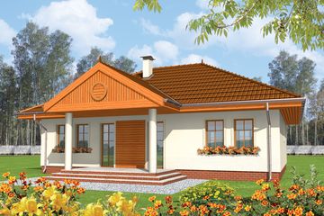  Projekt domu Dolores (WRC1360) - projekt domu parterowego - Zdjęcie 1