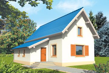  Projekt domu Tereska (WRC1182) - projekt domu parterowego - Zdjęcie 1