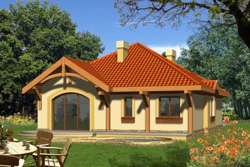  Projekt domu Lapis (WRN1003) - projekt domu parterowego - Zdjęcie 1