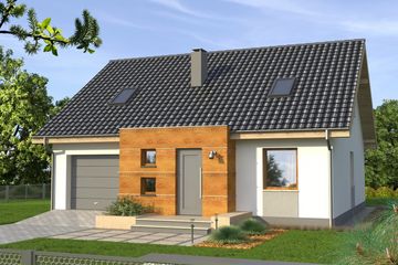  Projekt domu Anegdota (WRN1155) - projekt domu parterowego z poddaszem - Zdjęcie 1