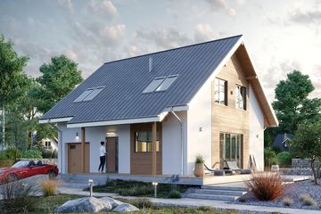  Projekt domu Tola (1320) (KRD2441) - projekt domu parterowego z poddaszem - Zdjęcie 1