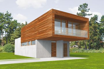  Projekt domu Noe (mały) (WRC1048) - projekt domu z pełnym piętrem - Zdjęcie 1