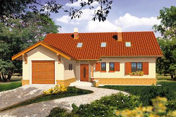  Projekt domu Apollo I (WRH1040) - projekt domu parterowego - Zdjęcie 1