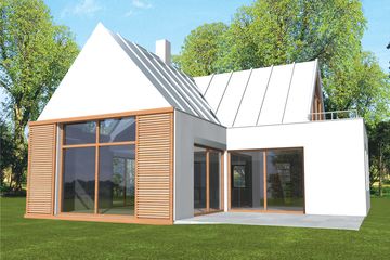  Projekt domu Nikita (WRC1063) - projekt domu parterowego z poddaszem - Zdjęcie 1
