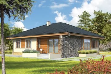  Projekt domu Franczi (WRC1841) - projekt domu parterowego - Zdjęcie 1