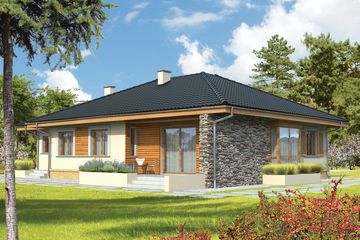  Projekt domu Franczi G1 (WRC1842) - projekt domu parterowego - Zdjęcie 1