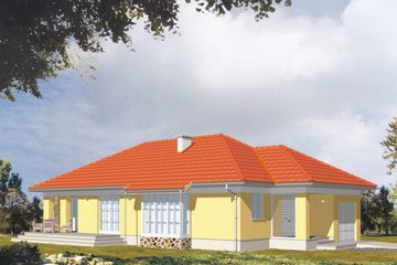  Projekt domu Salsa (KSA1256) - projekt domu parterowego - Zdjęcie 1