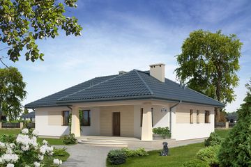  Projekt domu Granat 2 (BSA1546) - projekt domu parterowego - Zdjęcie 1