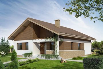  Projekt domu As (BSA1555) - projekt domu parterowego - Zdjęcie 1