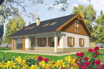  Projekt domu Miriam G2 (WRC1068) - projekt domu parterowego z poddaszem - Zdjęcie 1