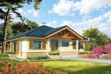  Projekt domu Harold (WRC1844) - projekt domu parterowego - Zdjęcie 1